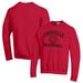 Men's Champion Red Louisville Cardinals Volleyball Icon Powerblend Pullover Sweatshirt