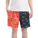 Men's Concepts Sport Green/Orange Miami Hurricanes Breakthrough Knit Split Shorts