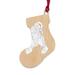 The Holiday Aisle® Gydro Wooden Holiday Shaped Ornament Wood in Brown/White | 3 H x 3 W x 1 D in | Wayfair CB6EB37BB7964309BA8A57F8EB3692B1