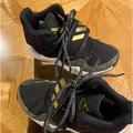 Adidas Shoes | Adidas Deep Threat Kids Basketball Shoes Black/Gold/White - Size 12 Boy’s | Color: Black | Size: 12b