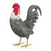 Regal Art & Gift Murray Rooster Decor - Preening Metal in Gray/White | 14 H x 11.5 W x 5 D in | Wayfair 13334