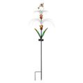 Regal Art & Gift Fountain Solar Stake - Bee Metal | 34.25 H x 11.75 W x 11.75 D in | Wayfair 13225