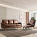 XIZZI 3 Piece Living Room Set, Leather | 33.07 H x 74 W x 32 D in | Wayfair Living Room Sets MB7-TSA8
