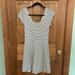 American Eagle Outfitters Dresses | Black And White Striped American Eagle Skater Dress | Color: Black/White | Size: L