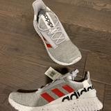 Adidas Shoes | Adidas Kaptir 2.0 Running Shoes Men's Size 11 Grey/ Red Gw6935 | Color: Gray/Red | Size: 11