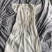 Anthropologie Dresses | Feather Bone By Anthropologie Dress. Size 4. Cream Color. Mini Dress. | Color: Cream | Size: 4