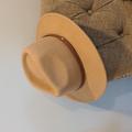 Anthropologie Accessories | Anthropologie Olive Trimmed Fedora | Color: Tan | Size: Os