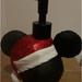 Disney Bath | Disney Glitter Santa Mickey Soap Or Lotion Dispenser | Color: Black | Size: Os