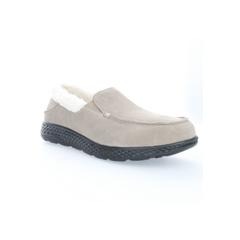 Wide Width Women's Propet Britt Slippers by Propet in Stone (Size 6 1/2 W)