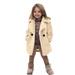 Winter Savings Clearance! Suokom Cute Toddler Kids Girls Fleece Jacket Coat Fall Winter Warm Coat Outerwear Jacket Baby Sweater Girls Outerwear Jackets & Coats Beige