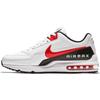 Sneaker NIKE SPORTSWEAR "Air Max Ltd 3", Gr. 44, bunt (weiß, university, rot, schwarz), Leder, Synthetik, sportlich, Schuhe, Topseller