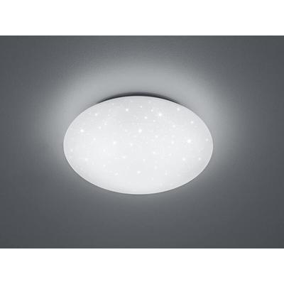 LED Deckenleuchte, Deckenschale PUTZ Sternenhimmel Kunststoff Weiß Ø 27cm IP44