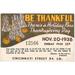 Winston Porter Be Thankful Poster - Wrapped Canvas Textual Art Canvas | 8 H x 12 W x 1.25 D in | Wayfair EA69CC5E7A204B43B516D0059DCFD915