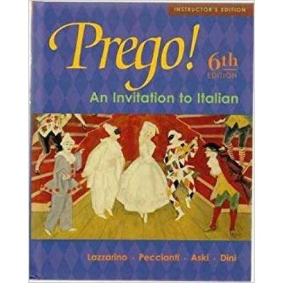 Prego! An Invitation To Italian