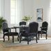 Andrea Fabric and Rubberwood Dining Set by Christopher Knight Home