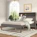 3-Pieces Bedroom Sets Platform Bed with Nightstand and Dresser