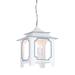 Chelsea House Claire Bell Tole Pagoda 18 Inch Tall 3 Light Outdoor Hanging Lantern - 69795