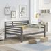 Full Size Modern Clean Lines Daybed Simple Sofa Bed Wood Platform Bed for Small Bedroom City Aprtment Dorm