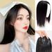 Replacement Wig without Bang Women s Replacement Hair Block Black Straight Hair