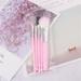 5pcs/Set NEW Eyeliner Beauty Cosmetic Eyeshadow Spong Stick Lip Brush Makeup Brushes Makeup Tool PINK