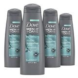 Dove Men+Care Revitalizing 2-in-1 Shampoo and Conditioner For Cleaner Revitalized Hair Eucalyptus & Birch Plant-Based Cleansers 90% Naturally Derived Men s Shampoo 12 oz 4 Count