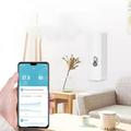 Holiday Savings 2022! Feltree Graffiti Temperature And Humidity WiFi Detector Temperature And Humidity Sensor Tuya Intelligent Linkage Temperature And Humidity Alarm White