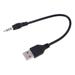 YOUNGNA Audio Converter 3.5mm Stereo AUX Audio Cable Jack to USB Male Converter Adapter for Car Audio MP3 Connector Accessories