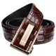 Hi-aught Hommes Designer Mode Ceinture en cuir rouge Hommes Or strucfraîchement Cool Ceinture en