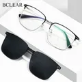 BCLEAR – monture de lunettes de soleil optique pour hommes verres magnétiques polarisés avec Clip