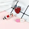 Épingles médicales en émail à la mode dessin animé médecine du cœur aiguille broche pour médecin