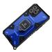 Compatible with IP-13 Phone Case Shockproof Heat Dissipation Magnetic Kickstand Case with Lanyard