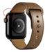 YuiYuKa PU Leather Strap Compatible with Apple Watch Bands 45mm 49mm 40mm 41mm 40mm 42mm 38mm Accessorie PU Leather Wristband Correa Bracelet iWatch Series 8 3 4 5 6 SE 7 9 Ultra B coffee brown