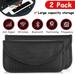 SUTENG 2 Pack Faraday Bag for Car Keys and Cell Phone Signal Blocking Key Pouch Anti Theft Car Protection Cell Phone WiFi/GSM/LTE/NFC/Keyless Entry Fob Signal Blocking Pouch