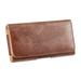 Belt Holster Case for Cricket Innovate E 5G - Eagle Belt Holster Horizontal PU Leather Magnetic Closure Phone Carrying Pouch - Brown