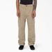 Dickies Men's Eagle Bend Relaxed Fit Double Knee Cargo Pants - Desert Sand Size 36 X 32 (WPR24)