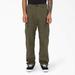 Dickies Men's Eagle Bend Relaxed Fit Double Knee Cargo Pants - Military Green Size 34 X 32 (WPR24)