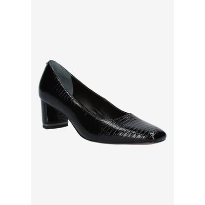 Wide Width Women's Olivienne Pumps by J. Renee in Black (Size 12 W)