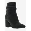 Wide Width Women's Carson Bootie by Bellini in Black Microsuede (Size 7 W)