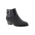 Extra Wide Width Women's Riley Booties by Ros Hommerson in Black (Size 7 1/2 WW)