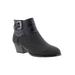 Wide Width Women's Riley Booties by Ros Hommerson in Black (Size 8 1/2 W)