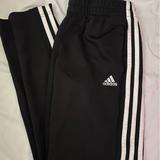 Adidas Pants & Jumpsuits | Adidas Womens Lounge Pants With Zipper Bottom | Color: Black | Size: Xs