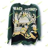 Disney Tops | Disney Parks Goofy Knit Sweatshirt | Color: Green/Yellow | Size: Various