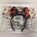 Disney Accessories | Nwt 2021 Disney Park Holiday Lodge Snow Mickey Christmas Minnie Mouse Ears | Color: Red/White | Size: Os