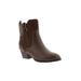 Extra Wide Width Women's Reese Booties by Ros Hommerson in Brown (Size 12 WW)