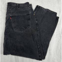 Levi's Jeans | Levi's 505 Men's Jeans Size 40x30 Straight Leg Denim Black Jeans | Color: Black | Size: 40