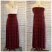 Lularoe Skirts | New! Lularoe Maxi Skirt/Dress (L/14-16) | Color: Gray/Red | Size: 1x