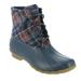 Sperry Top-Sider Saltwater Wool Plaid - Womens 7 Navy Boot Medium