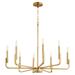 Quorum International Tempo 28 Inch 8 Light Chandelier - 6210-8-80