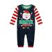 VKEKIEO loungewear for women Christmas Toddler Kid Baby Boy Girl Cartoon Romper Jumpsuit Family Clothes Pajam