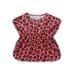 ZIYIXIN Summer Kids Baby Girls Lovely Beachwear Dress Tassel Solid/Leopard Printed Elastic Mini Dresses Pink 1-2 Years